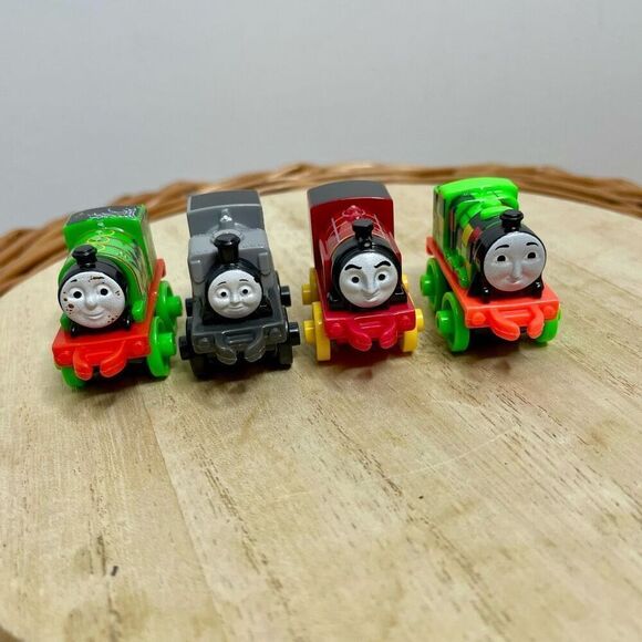 Thomas & Friends Minis Toy Train Engine Classic Percy Luke Victor Henry Set Lot - Picture 5 of 9
